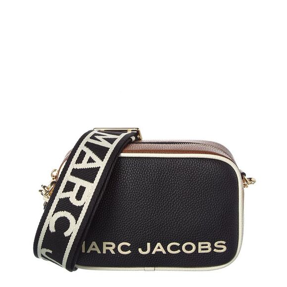 Marc Jacobs Handbags - Marc Jacobs Cb Color Bold Flash Leather Crossbody, Black
